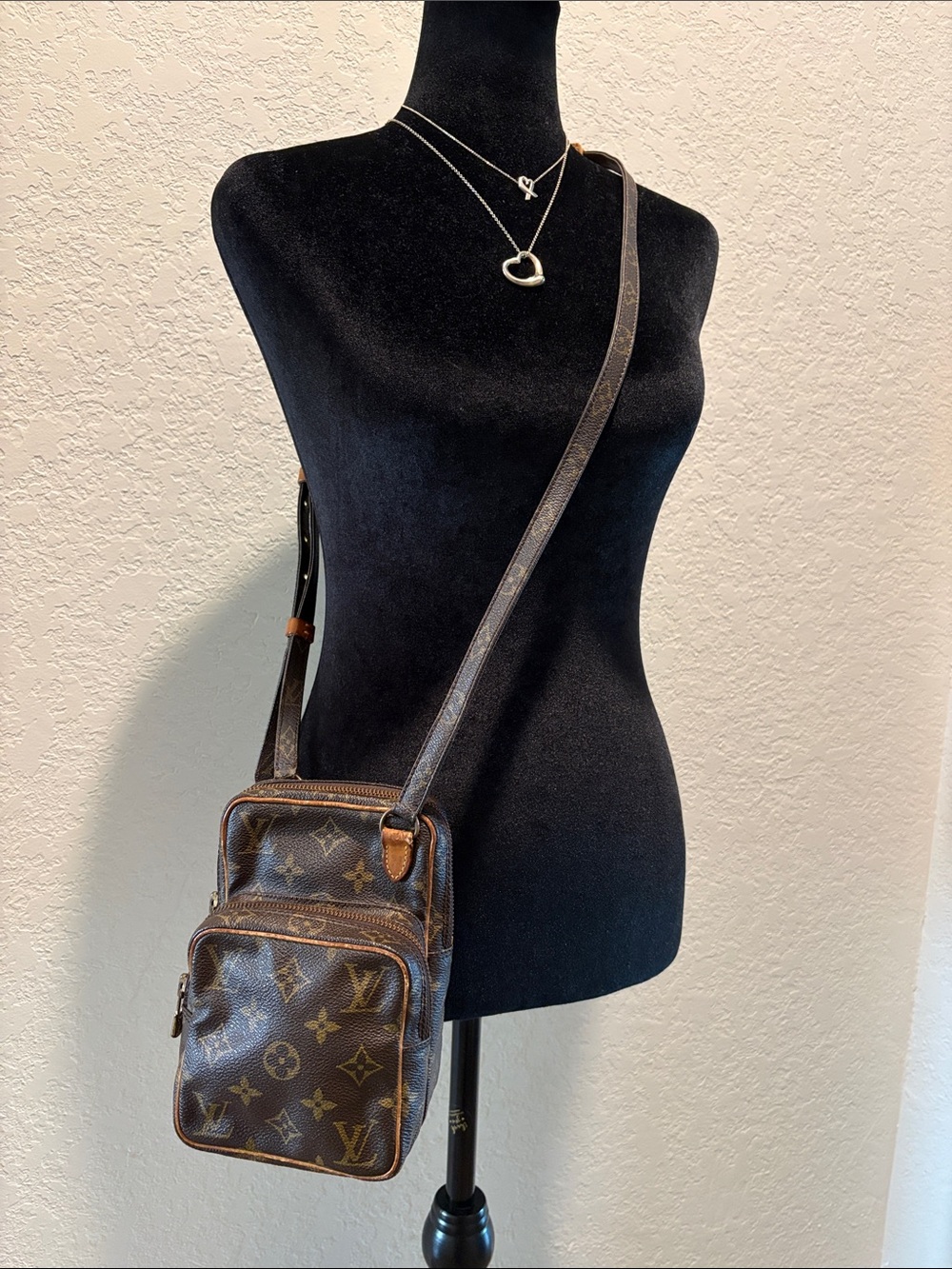 Louis Vuitton Mini Amazon Brown Monogram LV Shoulder Bag